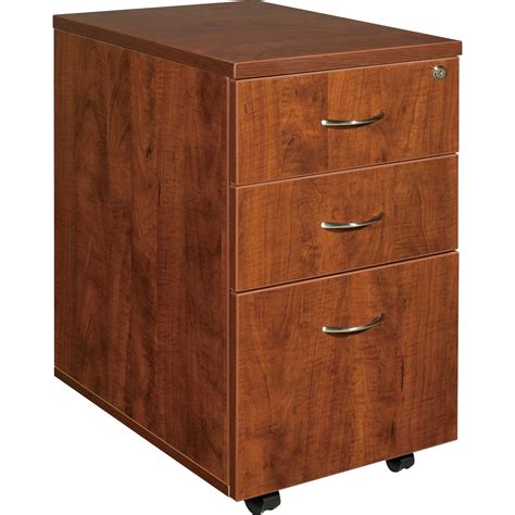 wood 3 drawer filing cabinet